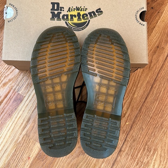❌SOLD❌ Dr. Martens 1460 W Airwair Leather Women's Size 7 Black Combat Boots Doc - Picture 7 of 11